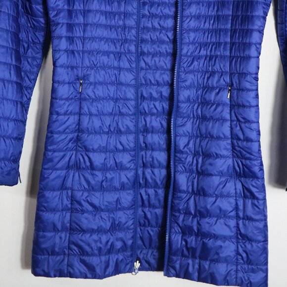 Patagonia Vosque 3 In 1 Parka Puffer Coat Womens XS Blue Long Winter - Picture 13 of 14